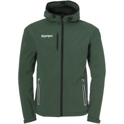 Kurtka softshell Kempa. Czarne kurtki sportowe męskie Kempa, m, bez wzorów, z softshellu. Za 468.10 zł.