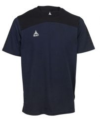 Koszulka piłkarska bawełniana męska Select Oxford granatowa. Czarne koszulki sportowe męskie Select, m, bez wzorów, z bawełny, bez kołnierzyka, bez ramiączek, do piłki nożnej. Za 120.58 zł.