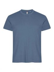 Clique Basic-T T-shirt męski, dopasowany, bawełna. Niebieskie t-shirty męskie CLIQUE, m, bez wzorów, z bawełny, bez kołnierzyka. Za 81.37 zł.