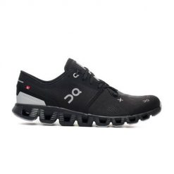 Buty do chodzenia damskie On On On Cloud X 3 W. Czarne obuwie sportowe damskie On, bez wzorów, z materiału, do biegania. Za 1,032.00 zł.