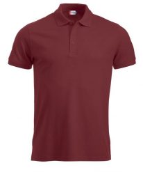 Clique Koszulka Polo Manhattan męska burgund z paskami jacquard – burgundy. Czerwone koszulki polo męskie CLIQUE, m, bez wzorów, z bawełny, bez ramiączek. Za 120.65 zł.