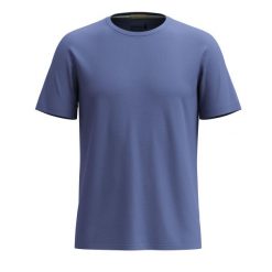 Koszulka Smartwool Active. Niebieskie koszulki sportowe męskie Smartwool, m, bez wzorów, z materiału, bez kołnierzyka, bez ramiączek, trekkingowe. Za 227.50 zł.