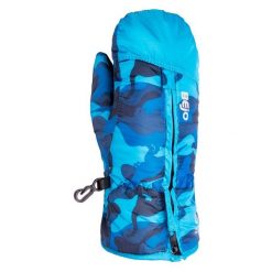 Rękawice Narciarskie Noki Camo Dla Chłopców. Niebieskie buty zimowe chłopięce BEJO, bez wzorów, bez zapięcia. Za 82.99 zł.