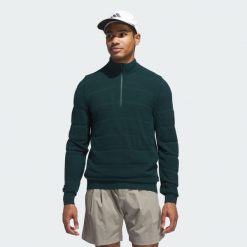 Ultimate365 Tour Wind Knit Quarter-Zip. Zielone buty sportowe męskie Adidas, bez zapięcia, na golfa. Za 799.00 zł.