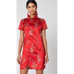 NA-KD Sukienka mini Cheongsam - Red,Multicolor. Sukienki damskie marki NA-KD. W wyprzedaży za 60.88 zł.