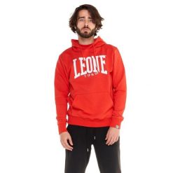 Męska bluza z kapturem Leone 1947 unbrushed – lekka bluza. Czerwone buty sportowe męskie LEONE 1947 APPAREL, z tkaniny, bez zapięcia, na fitness i siłownię. W wyprzedaży za 139.75 zł.