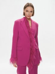 MICHAEL Michael Kors Marynarka MH3106L3GZ Różowy Boyfriend Fit. Czerwone żakiety damskie MICHAEL Michael Kors, l, bez wzorów, z syntetyku. Za 1,609.00 zł.