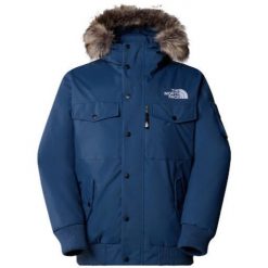 Kurtka turystyczna męska The North Face M Recycled Gotham Jacket. Niebieskie kurtki męskie The North Face, na zimę, m, bez wzorów, z futra, bez kaptura. Za 1,526.00 zł.