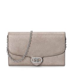 Torebka LAUREN RALPH LAUREN. Żółte torebki do ręki damskie Lauren Ralph Lauren, bez wzorów, bez dodatków. Za 811.99 zł.