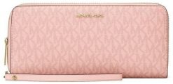Michael Kors Portfel Damski Michael Kors Jet Set Travel 35R4GTVT3VPOW Różowy. Czerwone portfele damskie Michael Kors, bez wzorów. Za 392.06 zł.