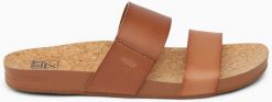 Reef W'S Cushion Vista, espresso duo, 38 (us 7.5). Brązowe sandały damskie Reef, bez wzorów, bez obcasa, bez zapięcia. Za 158.61 zł.