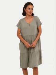 Kaffe Sukienka codzienna Petra 10504657 Szary Relaxed Fit. Szare sukienki damskie Kaffe, na co dzień, xs, bez wzorów, z wiskozy, bez kołnierzyka, bez ramiączek, proste. Za 279.99 zł.