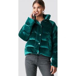 NA-KD Aksamitna kurtka - Green. Zielone kurtki damskie NA-KD, z materiału. Za 404.95 zł.