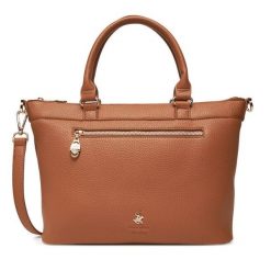 Torebka Beverly Hills Polo Club. Brązowe torebki do ręki damskie Beverly Hills Polo Club, bez wzorów, klasyczne, bez dodatków. Za 229.99 zł.