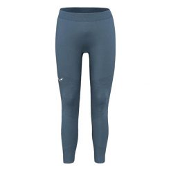 Bielizna termoaktywna narciarska męska Salewa Zebru Medium Warm Amr M Tight. Niebieskia bielizna termoaktywna męska Salewa, m, z elastanu. Za 458.50 zł.