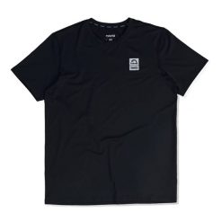 Koszulka treningowa męska MANTO Pulse. Czarne koszulki sportowe męskie Manto, m, bez wzorów, bez kołnierzyka, bez ramiączek. W wyprzedaży za 87.00 zł.