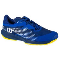 Buty do tenisa męskie, Wilson Kaos Swift 1.5. Niebieskie buty sportowe męskie Wilson, bez zapięcia, tenisowe. Za 554.15 zł.