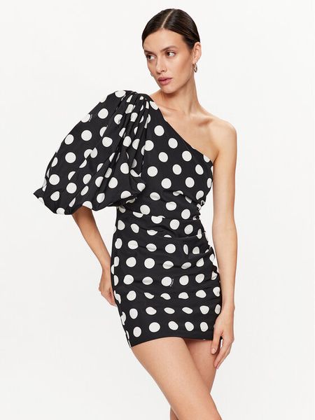 Pinko Sukienka koktajlowa Cedro 101208 A0ZL Czarny Slim Fit. Czarne sukienki damskie Pinko, bez wzorów, z syntetyku, wizytowe, bez kołnierzyka, bez ramiączek. Za 1,709.00 zł.