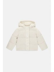Guess Kids Kurtka przejściowa 185184 Biały Classic Fit. Białe kurtki i płaszcze dla dziewczynek Guess Kids, z aplikacjami, bez kaptura. Za 344.99 zł.