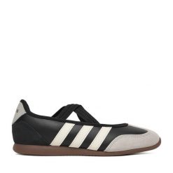 Baleriny adidas. Czarne baleriny damskie Adidas, bez wzorów, bez obcasa. Za 279.99 zł.