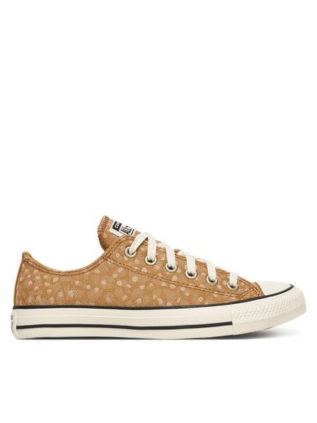 Converse Trampki Chuck Taylor All Star Deer Pattern A17922C Brązowy. Brązowe trampki i tenisówki damskie Converse, bez wzorów, z materiału, retro, bez zapięcia. Za 298.99 zł.