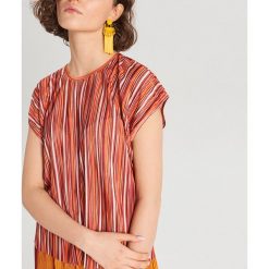Bluzka w pionowe paski - Biały. Bluzki damskie marki Cropp. Za 49.99 zł.
