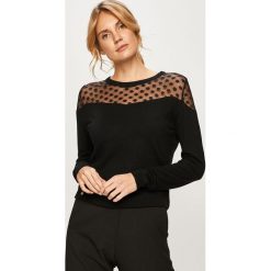 Haily's - Sweter. Czarne swetry damskie Haily's, l, bez wzorów, z dzianiny, bez kołnierzyka, bez ramiączek, krótkie, bez kaptura. Za 79.90 zł.