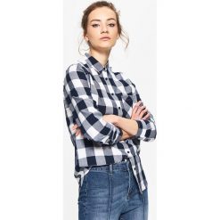 Koszula w kratę - Granatowy. Koszule damskie marki Cropp. Za 79.99 zł.