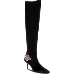Muszkieterki LOVE MOSCHINO - JA26016C16IFX000 Nero. Czarne kozaki damskie Love Moschino, z materiału. Za 1,439.00 zł.