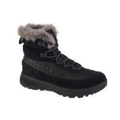 Buty do chodzenia damskie Columbia Slopeside Peak Luxe Waterproof. Czarne obuwie sportowe damskie Columbia, na zimę, za kostkę, trekkingowe. Za 296.99 zł.