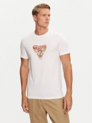Guess T-Shirt M4BI44 I3Z14 Biały Regular Fit. Białe t-shirty dla chłopców Guess, z aplikacjami, z bawełny, bez ramiączek. Za 79.99 zł.