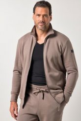 Męska Bluza dresowa stójka do 8XL. Niebieskie bluzy męskie JAY-PI, m, bez wzorów, z bawełny, bez kaptura. Za 279.99 zł.