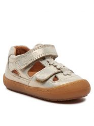 Froddo Sandały Ollie Sandal G G2150187-1 M Złoty. Żółte sandały dziewczęce Froddo, ze skóry, bez zapięcia. Za 179.99 zł.