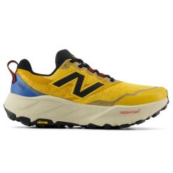 Buty męskie New Balance Fresh Foam X Hierro v9 MTHIERA9 – żółte. Żółte buty sportowe męskie New Balance, z materiału, bez zapięcia, do biegania. Za 499.99 zł.