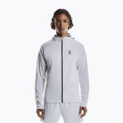 Bluza do biegania męska On Climate Zip Hoodie. Białe bluzy męskie On, m, bez wzorów, z materiału, bez kaptura, do biegania. Za 619.99 zł.