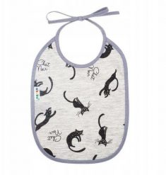 Akuku A1666 ŚLINIAK WIĄZANY KOTY. Śliniaki dla dzieci Akuku, bez wzorów. Za 13.23 zł.