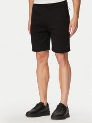 BOSS Szorty sportowe JT_Globe 50558970 Czarny Regular Fit. Czarne krótkie spodenki sportowe męskie Boss, m, bez wzorów, z bawełny. Za 599.99 zł.