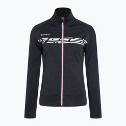 Bluza tenisowa damska Tecnifibre 21LAHO Knit. Czarne bluzy sportowe damskie TECNIFIBRE, bez wzorów, bez kaptura, tenisowe. Za 169.99 zł.