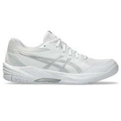 Buty halowe damskie Asics Gel-Task 4. Białe obuwie sportowe damskie Asics, bez wzorów, do siatkówki. Za 396.00 zł.