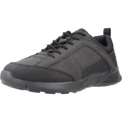 Buty GEOX U SANZIO Czarny. Czarne trekkingi męskie Geox, na fitness i siłownię. Za 241.99 zł.
