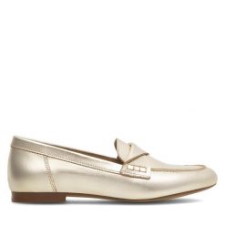 Lordsy GINO ROSSI. Żółte mokasyny damskie Gino Rossi. Za 159.99 zł.