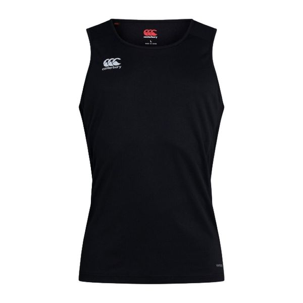 Tank top Canterbury Club Dry. Czarne t-shirty męskie CANTERBURY, xl, bez wzorów, sportowe, bez kołnierzyka. Za 165.50 zł.
