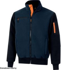 Delta Plus PORTO - GRUBA KURTKA POLAROWA PŁÓTNO OXFORD 100% POLIESTER Z RECYKLINGU MEMBRANA TPU 2 WARSTWY LAMINOWANE 5 KIESZENI - granatowo-czarny 3XL. Czarne kurtki męskie DELTA PLUS, m, bez wzorów, z polaru, bez kaptura. Za 192.98 zł.