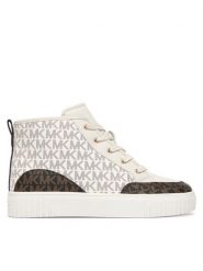 MICHAEL Michael Kors Sneakersy Shea Split MK02912259 Kremowy. Białe buty sportowe dziewczęce MICHAEL Michael Kors, bez wzorów, ze skóry, bez zapięcia. Za 459.99 zł.