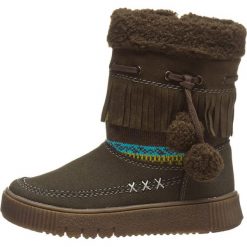 Botki w kolorze khaki. Botki dziewczęce marki Zimowe obuwie dla dzieci. W wyprzedaży za 102.95 zł.
