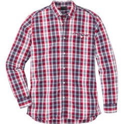 Koszula z długim rękawem Regular Fit bonprix czerwono-niebiesko-biały w kratę. Koszule męskie marki Giacomo Conti. Za 59.99 zł.