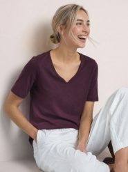 Street One Koszulka Kobiety Bawełna lila, 44. T-shirty damskie Street One, bez wzorów, z bawełny, street, bez kołnierzyka. Za 129.95 zł.