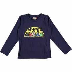 Koszulka "Thomas 716" w kolorze granatowym. Zielone t-shirty dla chłopców marki Lego Wear Fashion, z bawełny, z długim rękawem. W wyprzedaży za 59.95 zł.