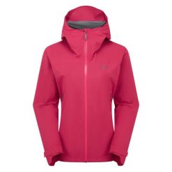 Kurtka przeciwdeszczowa damska Rab Women's Downpour Light Jacket z kapturem. Szare kurtki damskie RAB, s, bez wzorów, z kapturem. Za 539.99 zł.