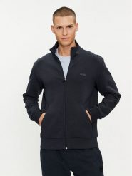 Boss Bluza Skaz 50506152 Granatowy Regular Fit. Niebieskie bluzy męskie Boss, m, bez wzorów, z bawełny, bez kaptura. Za 599.99 zł.